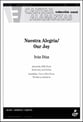 Nuestra Alegria / Our Joy SAB choral sheet music cover